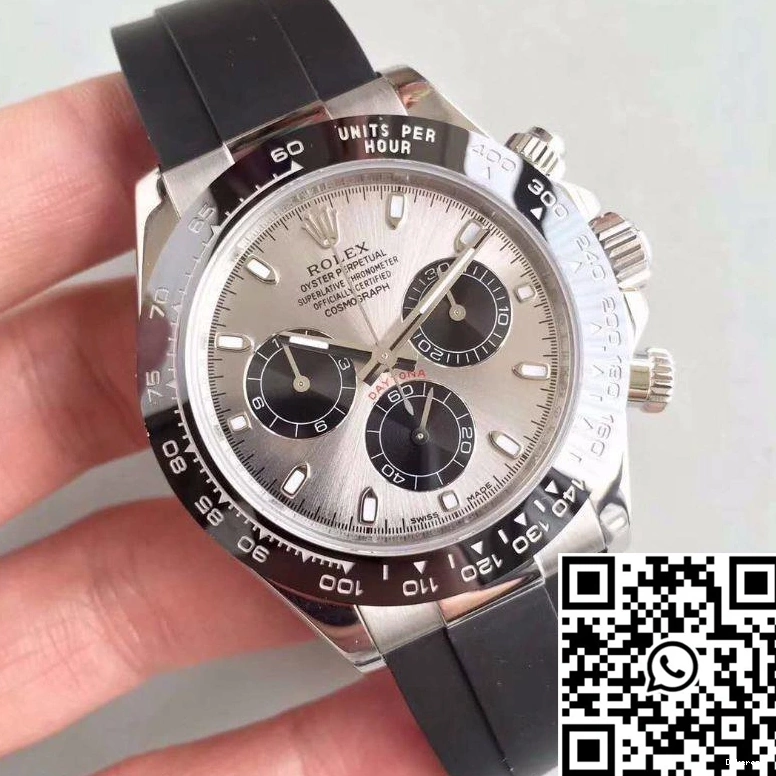 AR Dial 1051 Popular 116519LN Rolex Daytona Cosmograph Silver Factory 0727